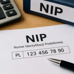 Dokument z numerem NIP, kalkulator i segregator. Dowiedz się, jak sprawdzić NIP.