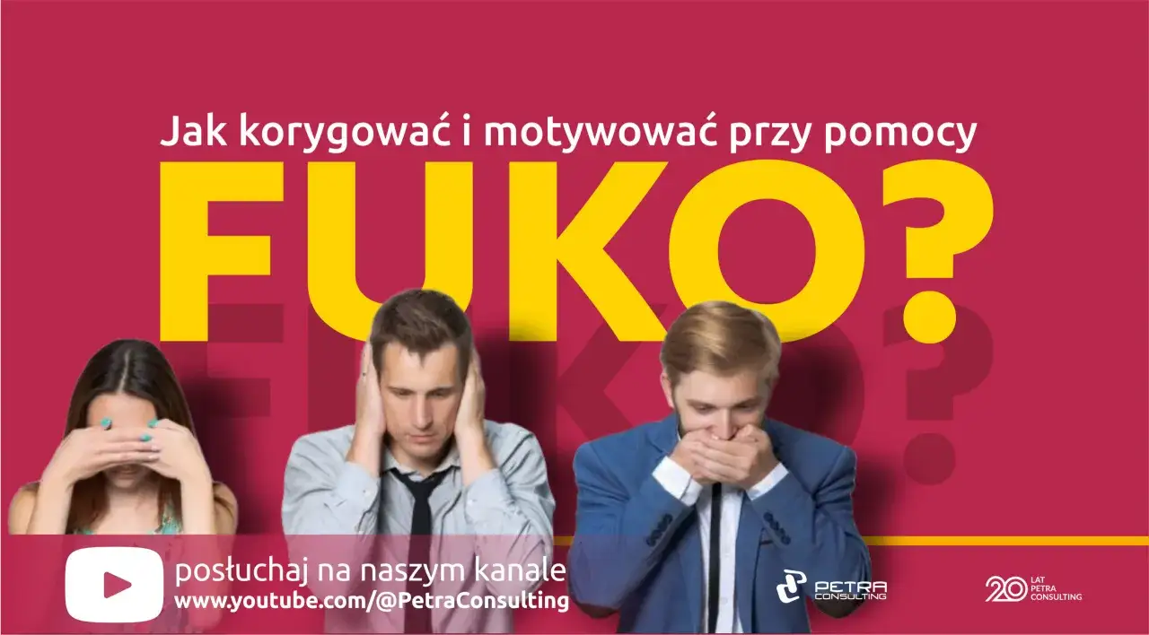Jak korygować i motywować przy pomocy FUKO? Trzy osoby z zasłoniętymi oczami, uszami i ustami.